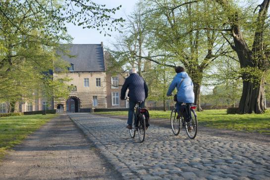 fietsen dreef abdij - copyright Ilse Prinsen