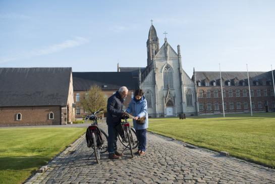 binnenplein abdij-fietsen - copyright Ilse Prinsen